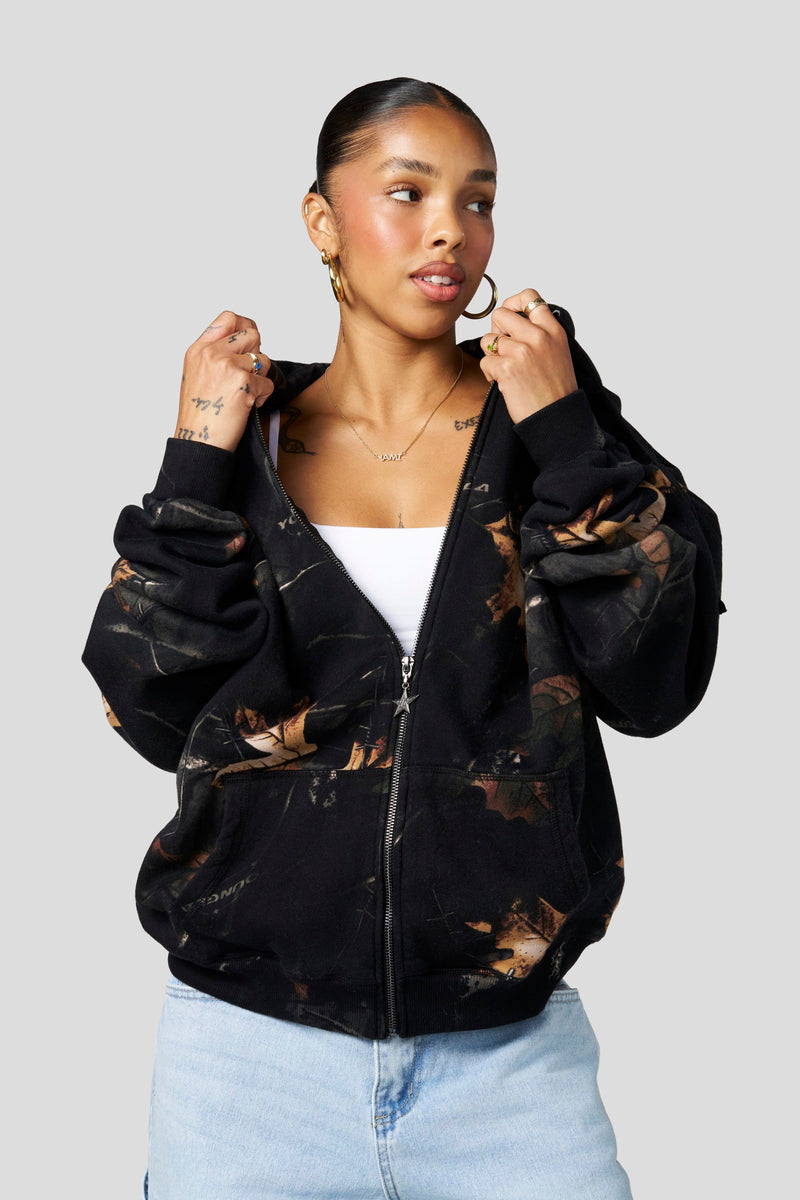 W533 Flashback Zip Hoodie