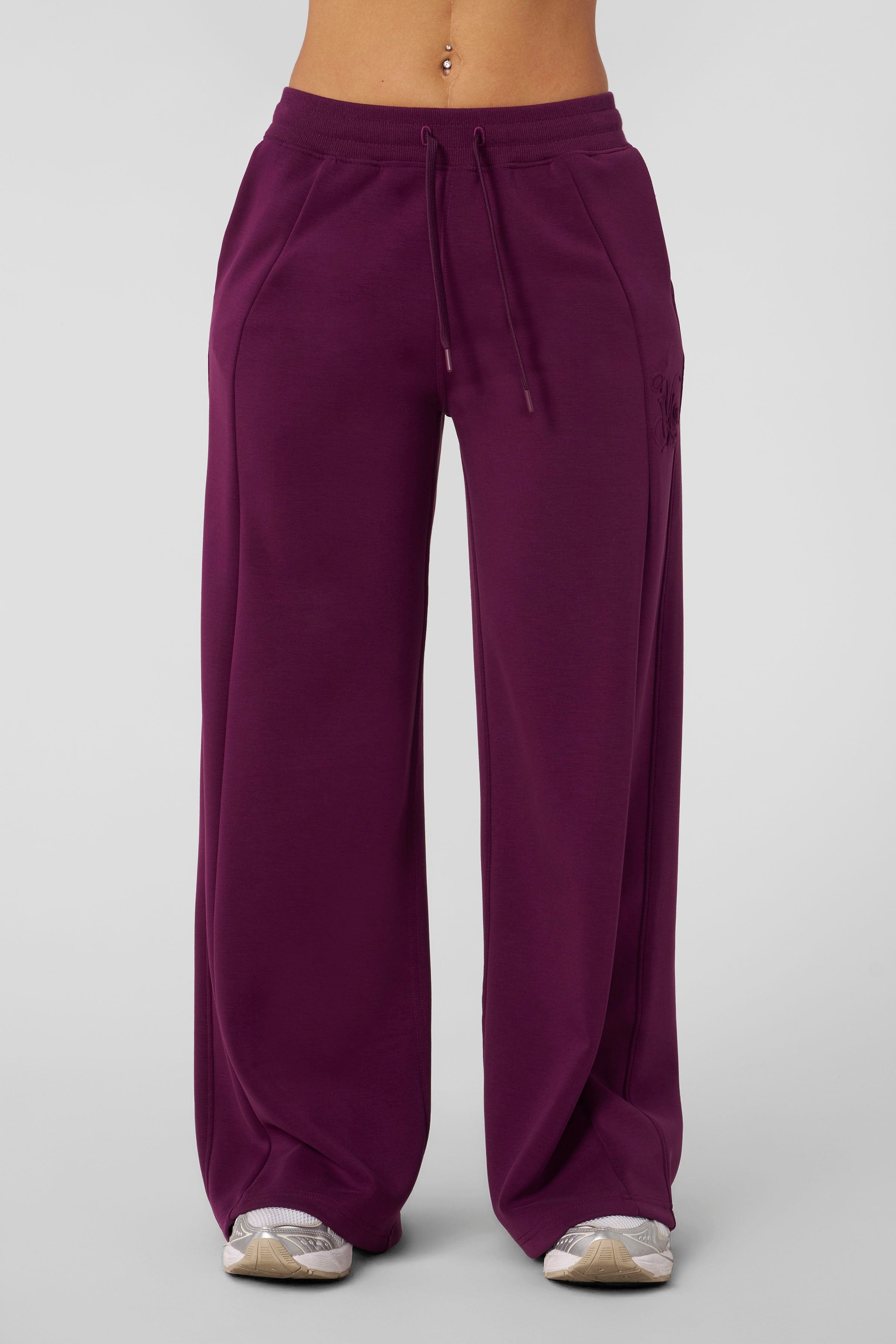 W287 - Cloud Joggers for women Lightweight and breathable for all-season wear in color Purple.