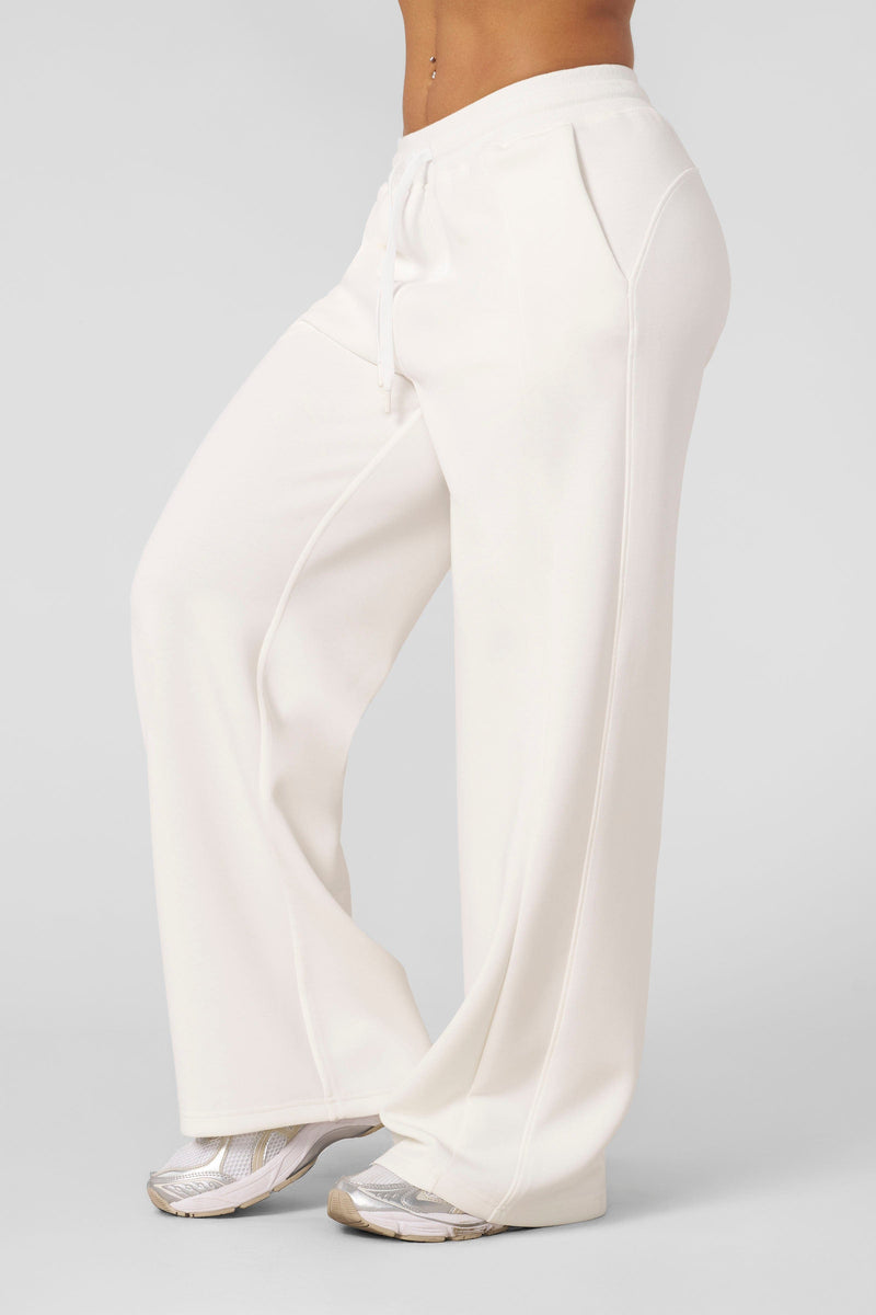 W287 - Cloud Joggers for women Lightweight and breathable for all-season wear in color Cream.