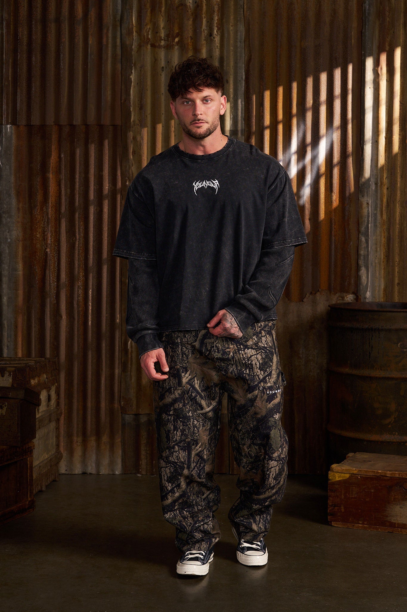 2059 - Carpenter Tree Camo Jeans