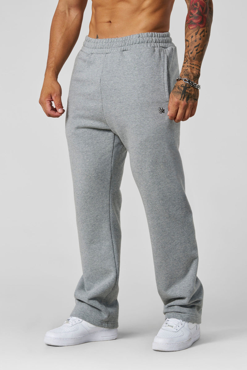2068 - Elevated Essentials - Straight Sweats for Men's - designed for durability and a smooth feel in Heather Grey