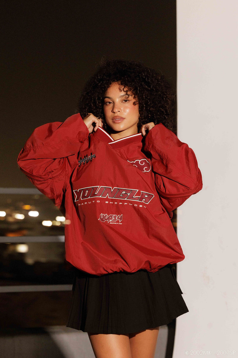 W5224 - Naruto Pullover Windbreaker