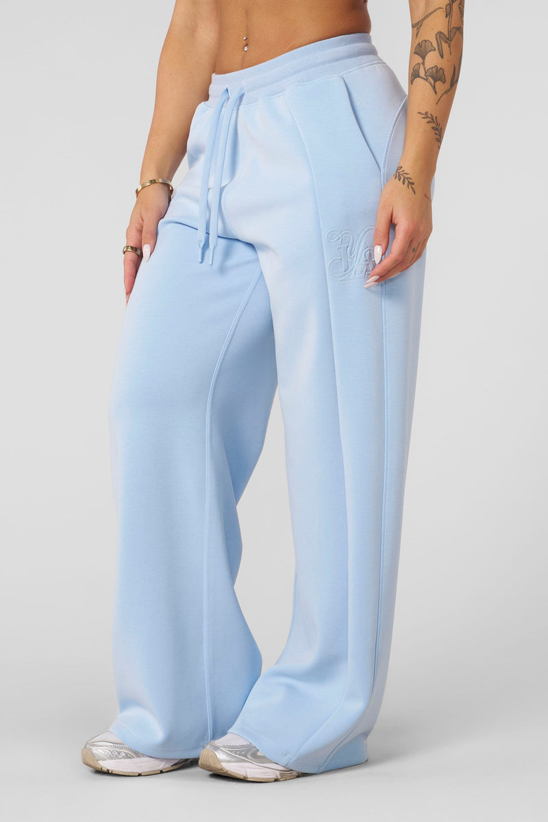 W287 - Cloud Joggers for women Lightweight and breathable for all-season wear in color Blue.