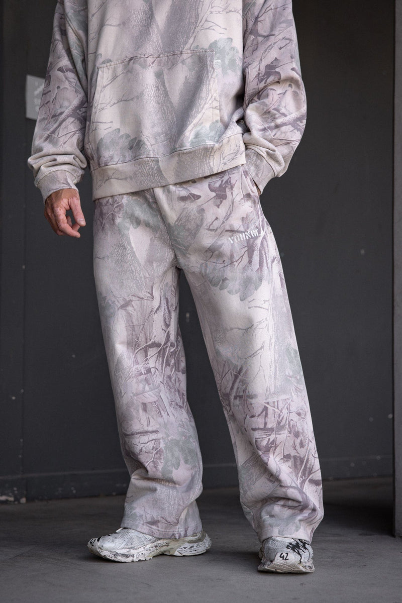 2094 - Tree Camo Collection - No Cuff Sweats For Men's - lasting quality and a relaxed silhouette in Desert Tan