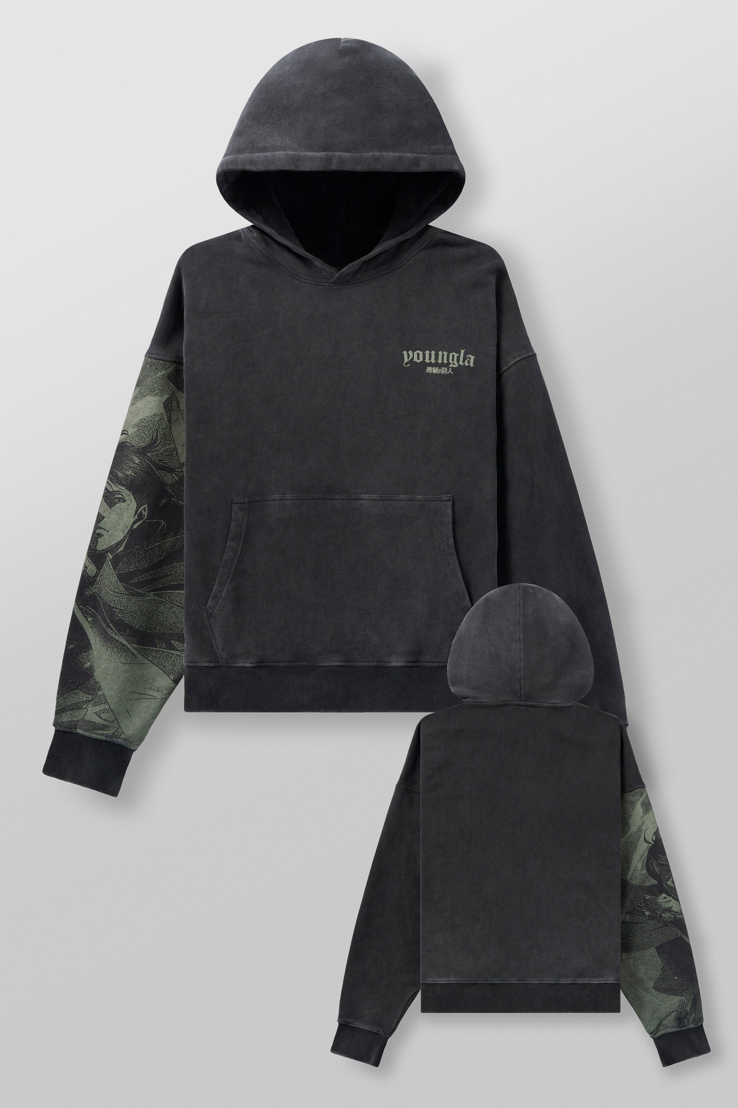 5129 - AOT© x YLA Pullover Hoodies