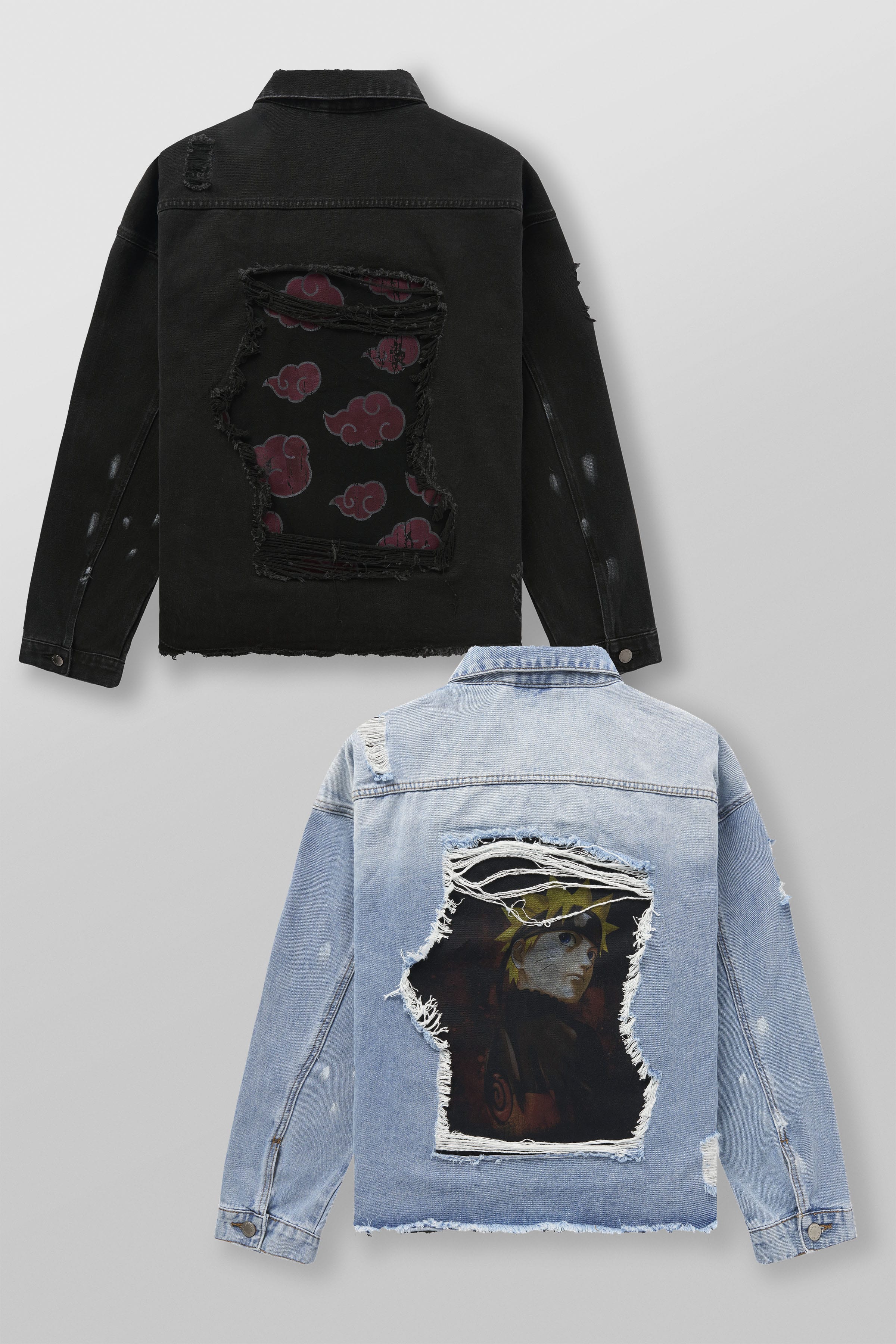 5133 - Naruto Distressed Denim Jackets - August 11th