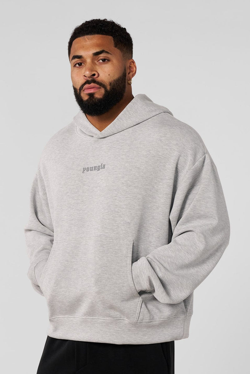 5216 - Soft AF Pullovers for Men's - ultimate comfort and effortless style together. Plush, lightweight, and flexible in Heather Grey