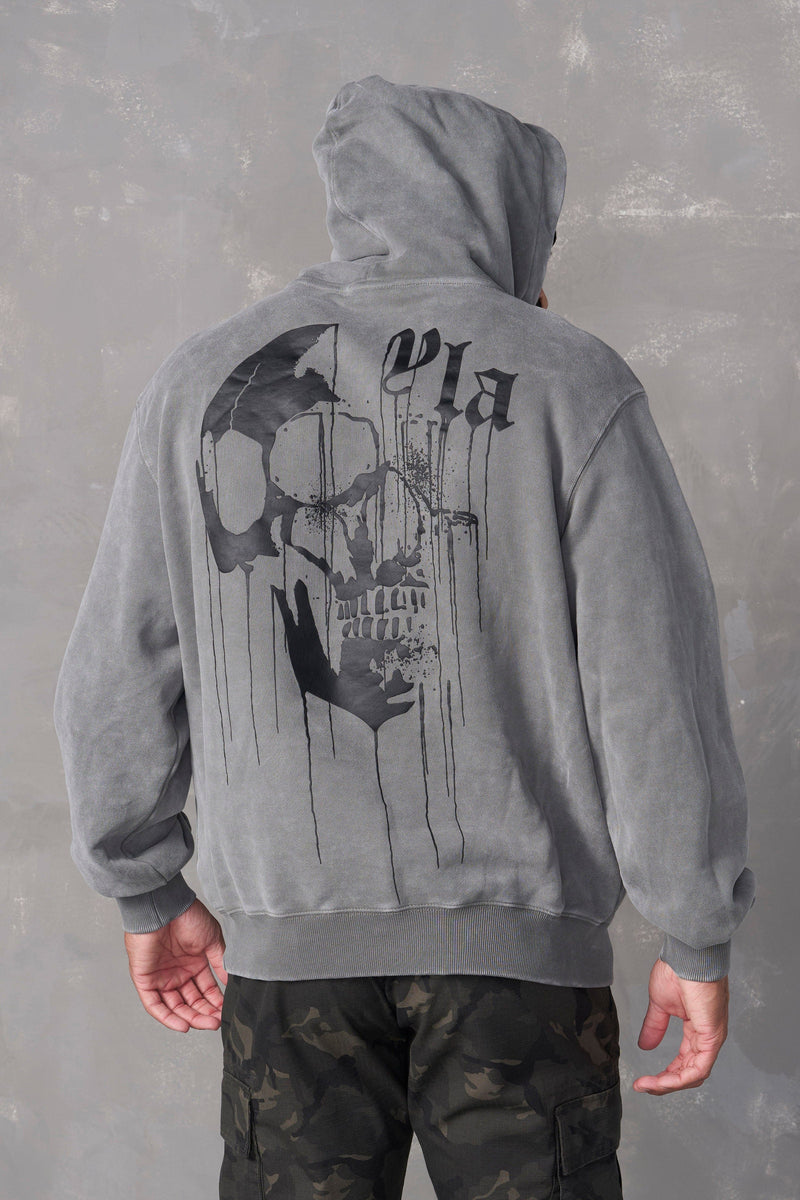 551 - Drippy Skull Hoodie