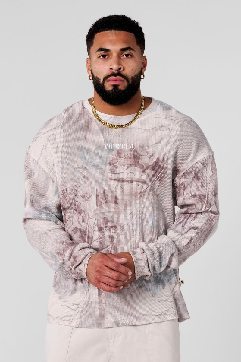 8026 - Tree Camo Collection - Thermals for Men's - combines warmth with wearability in Desert Tan