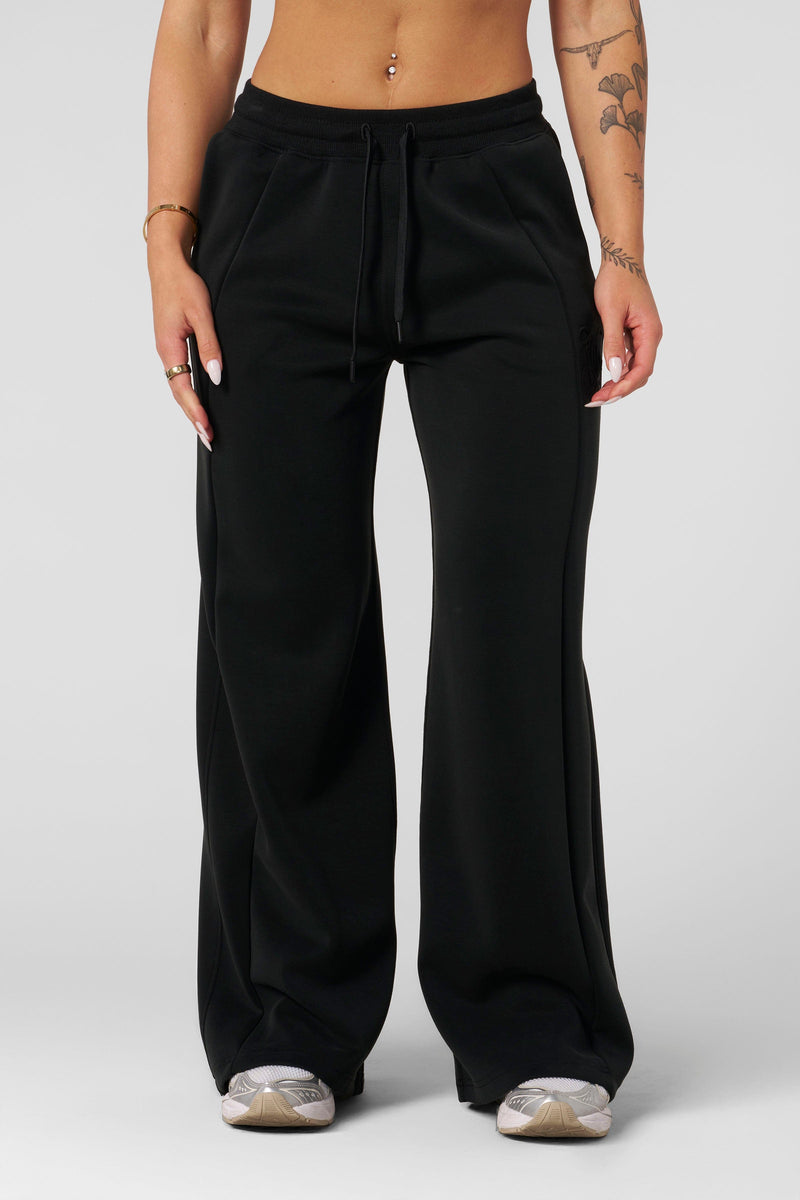 W287 - Cloud Joggers for women Lightweight and breathable for all-season wear in color Black.
