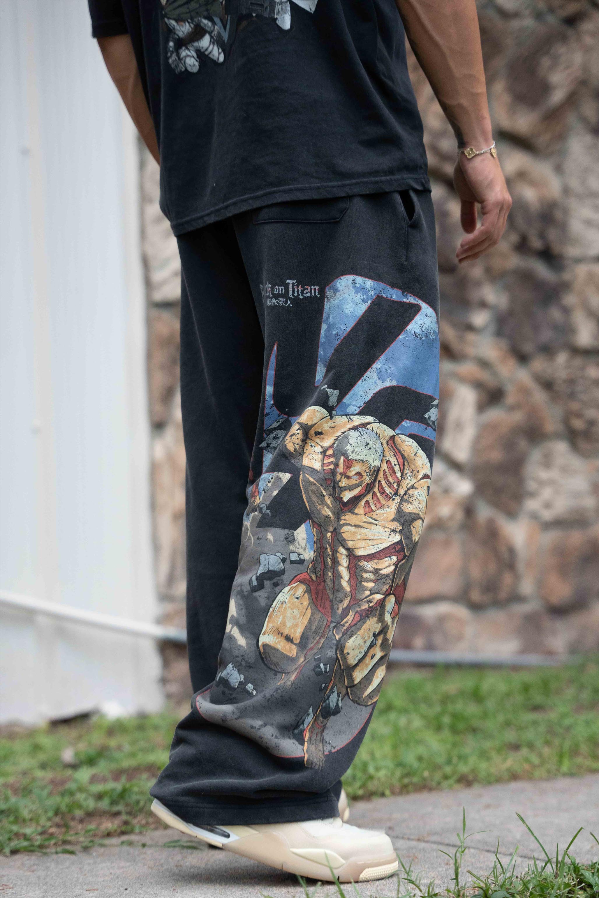 2128 - AOT© x YLA Baggy Joggers