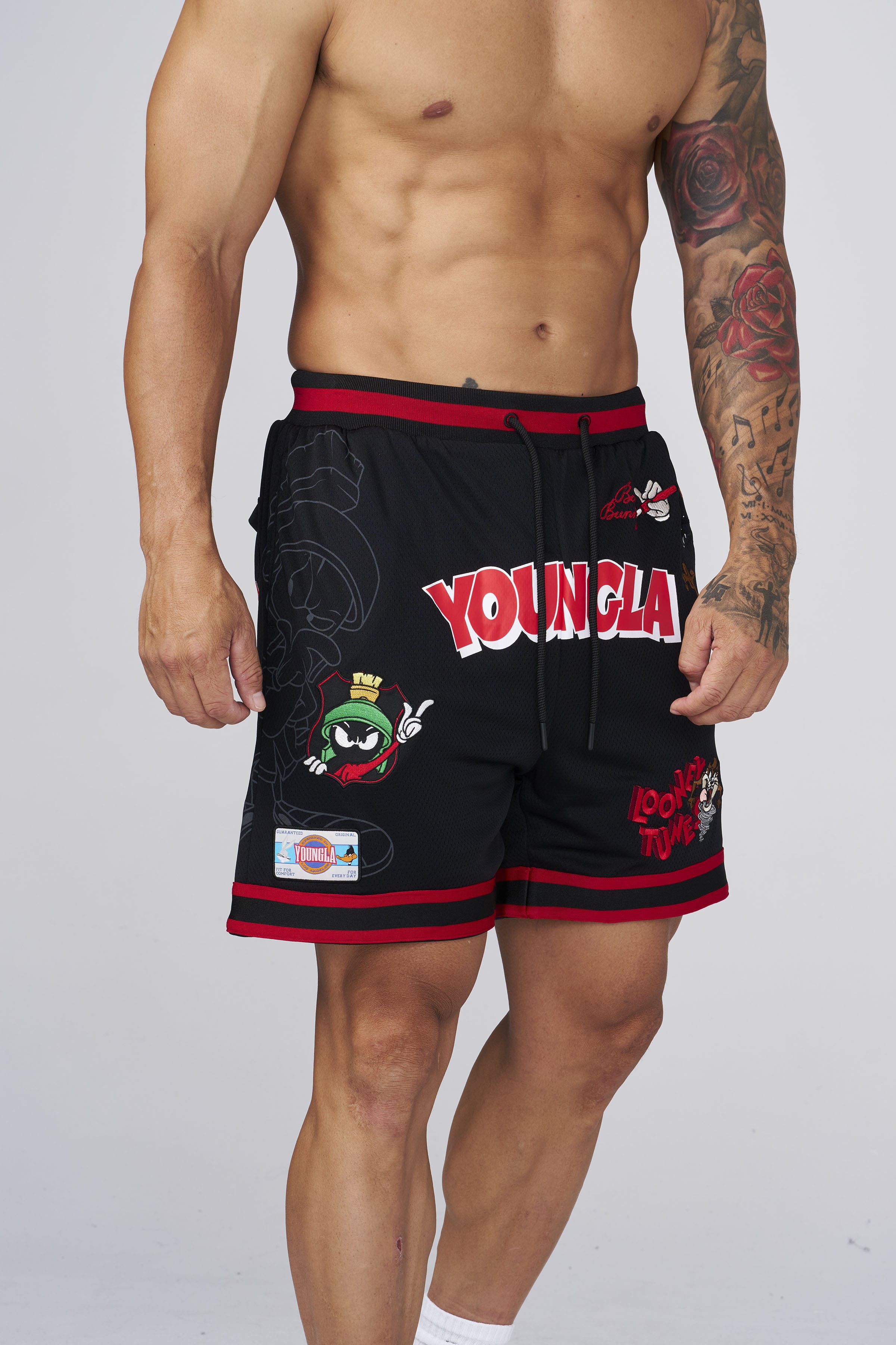 1071 - Looney Tunes Embroidered Patch Shorts - July 7th