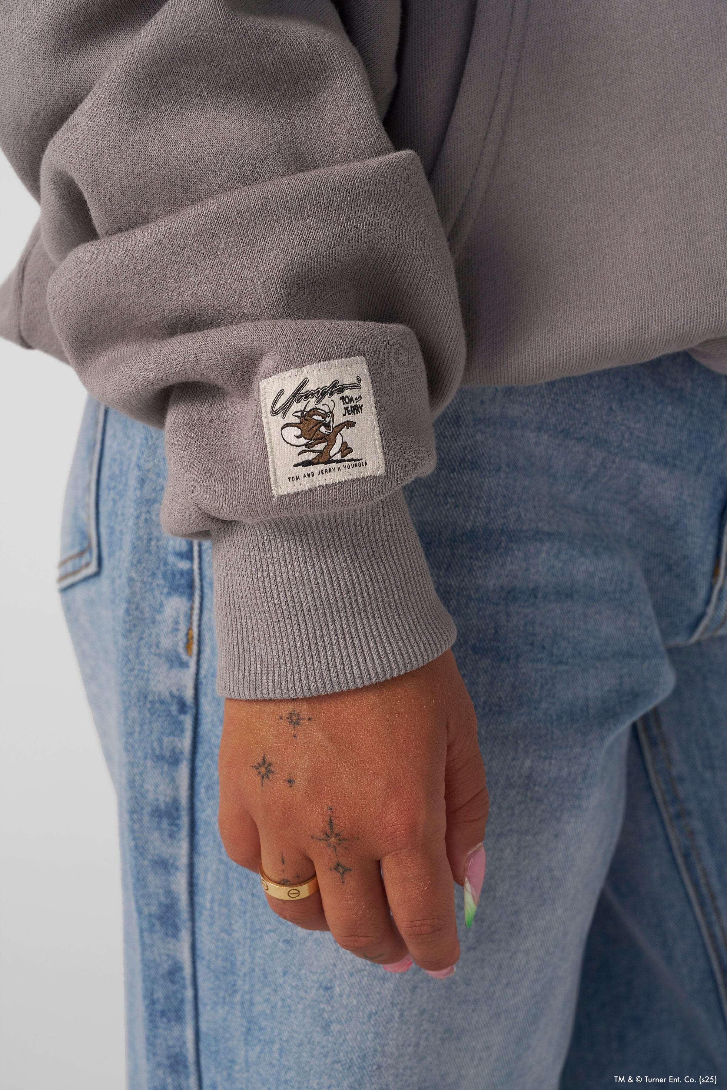 W528 Tom & Jerry Oversized Hoodie