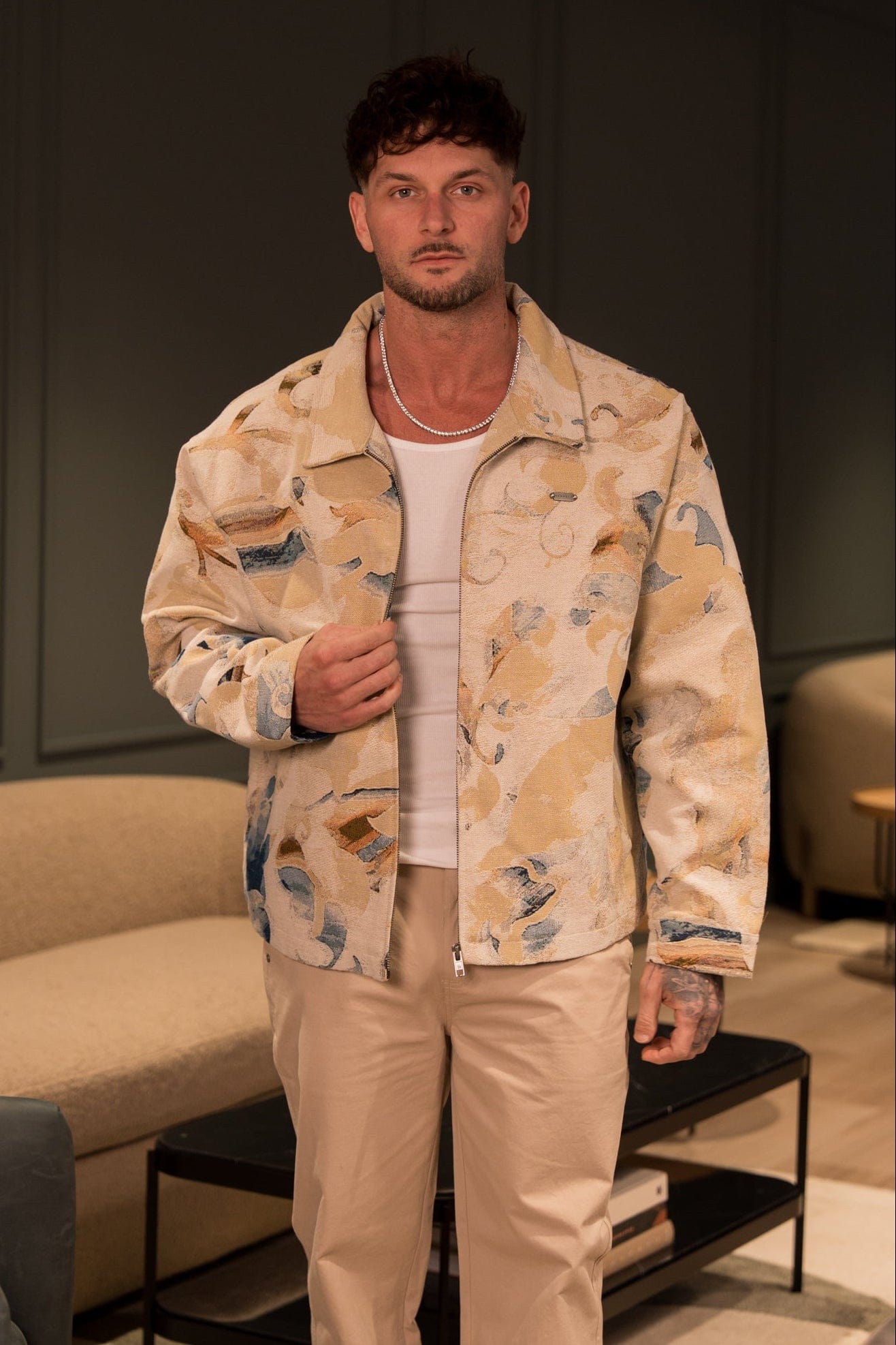 5155 - Abstract tapestry Jacket