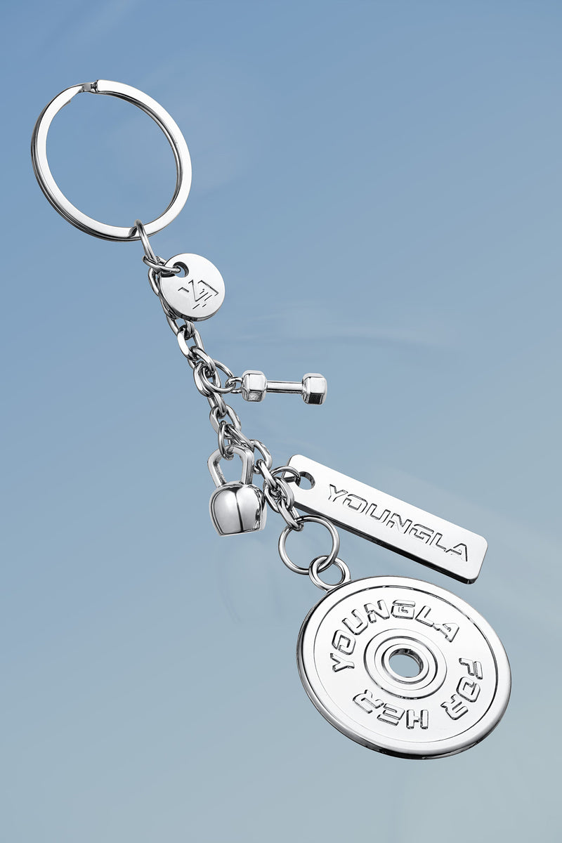 W6130 - Metal Gym Keychain
