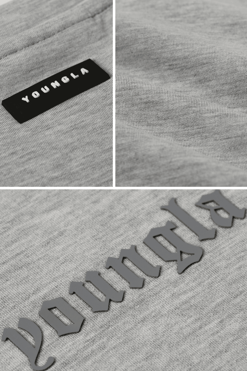 5216 - Soft AF Pullovers for Men's - ultimate comfort and effortless style together. Plush, lightweight, and flexible in Heather Grey