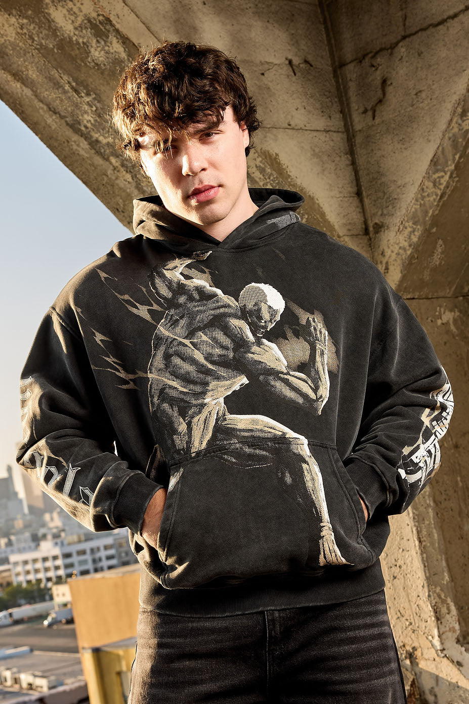 5129 - AOT© x YLA Pullover Hoodies