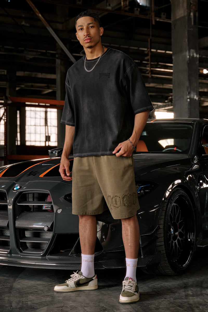 1027 - Patchwork Shorts