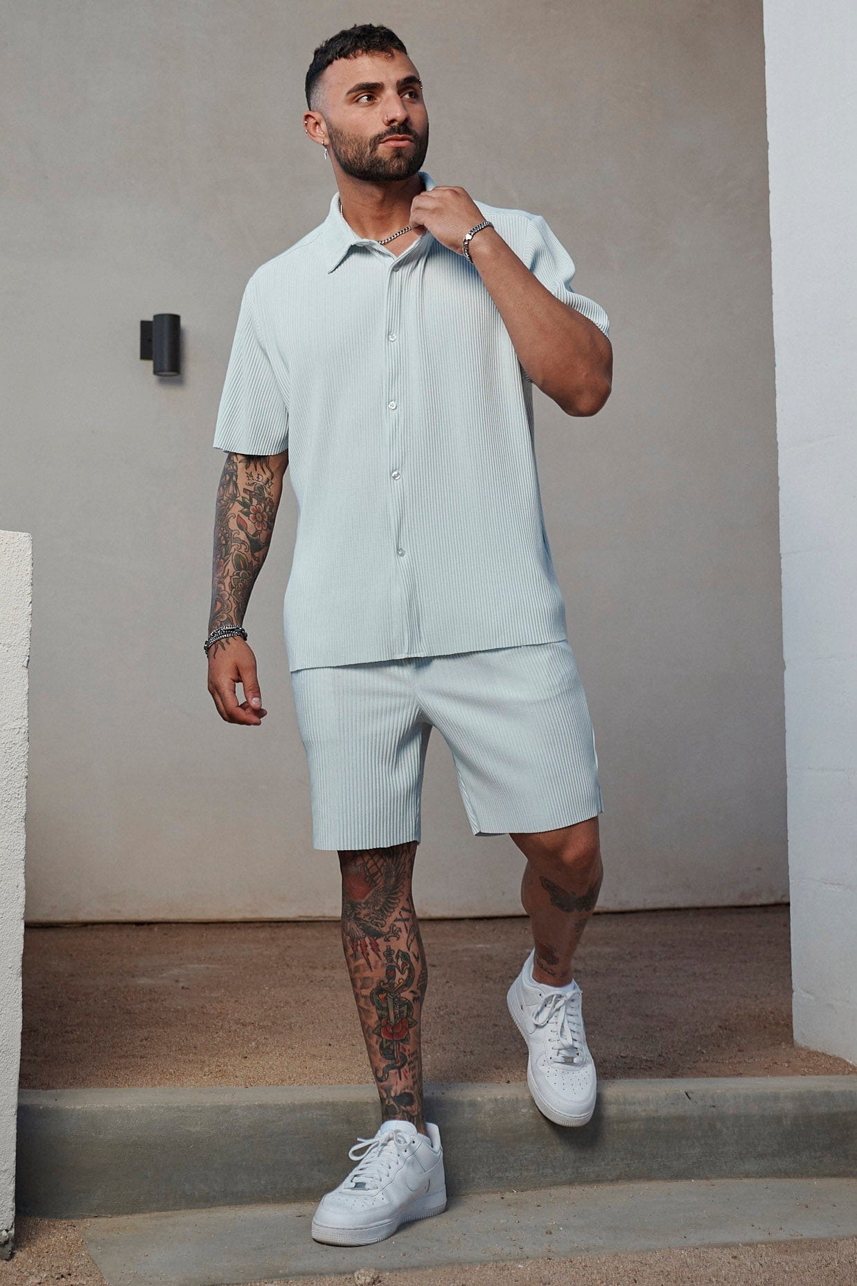 448 Pleated Festival Shirts