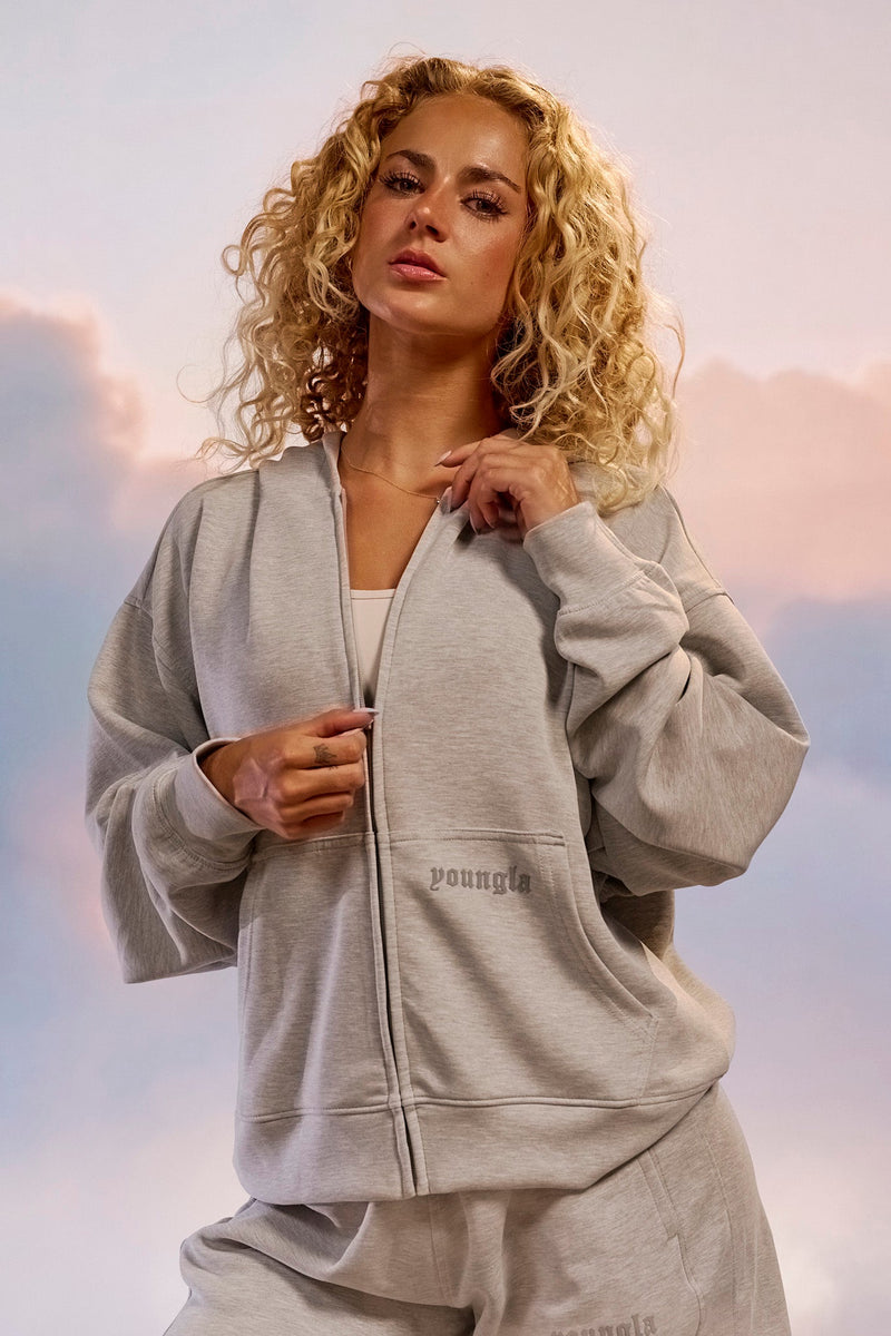 5215 - Soft AF Zip Ups for Men's - Lightweight, breathable, and incredibly soft, Perfect for layering or wearing in Heather Grey