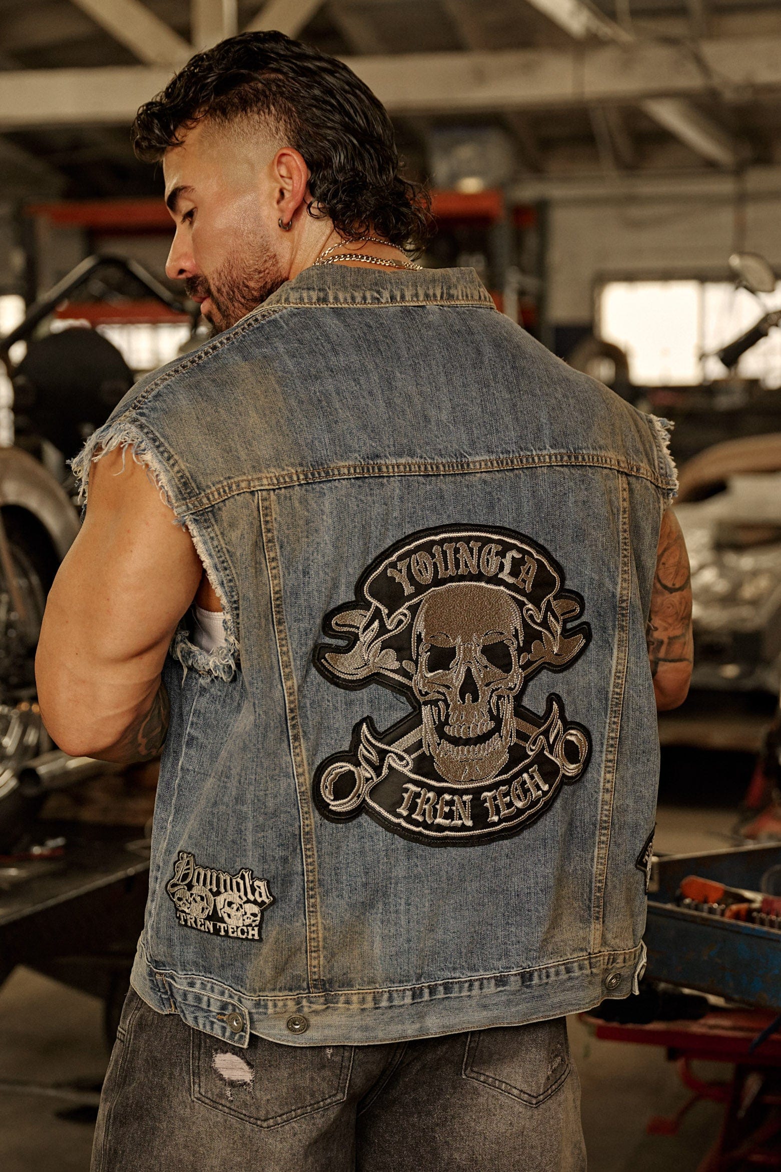 5192 - Cars & Curls - Denim Vest