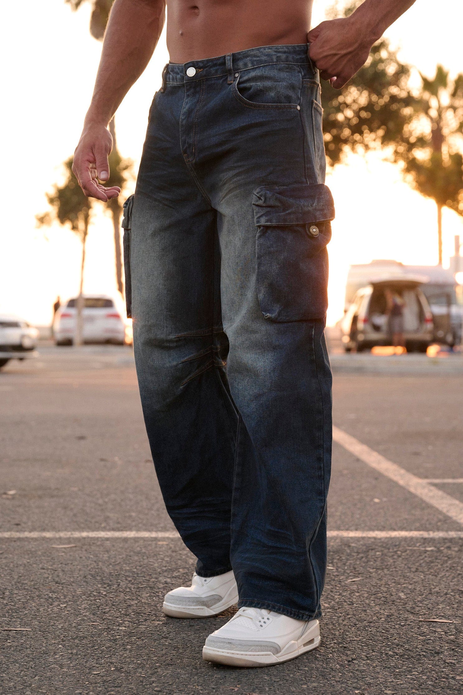 6012 - Baggy Cargo Jeans