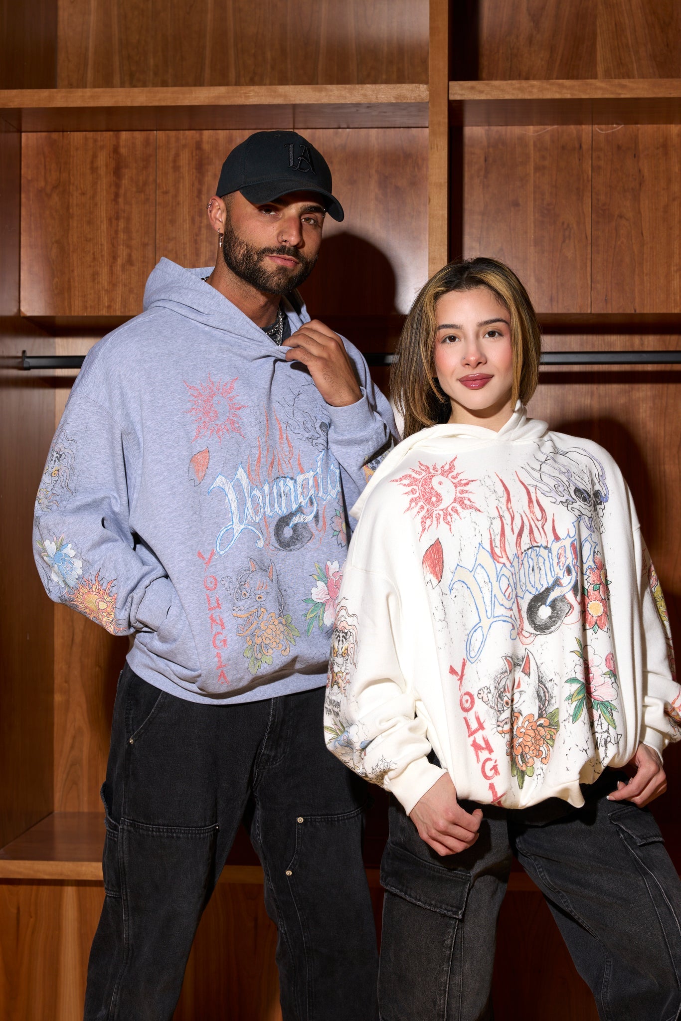 W562 Scribble Hoodie