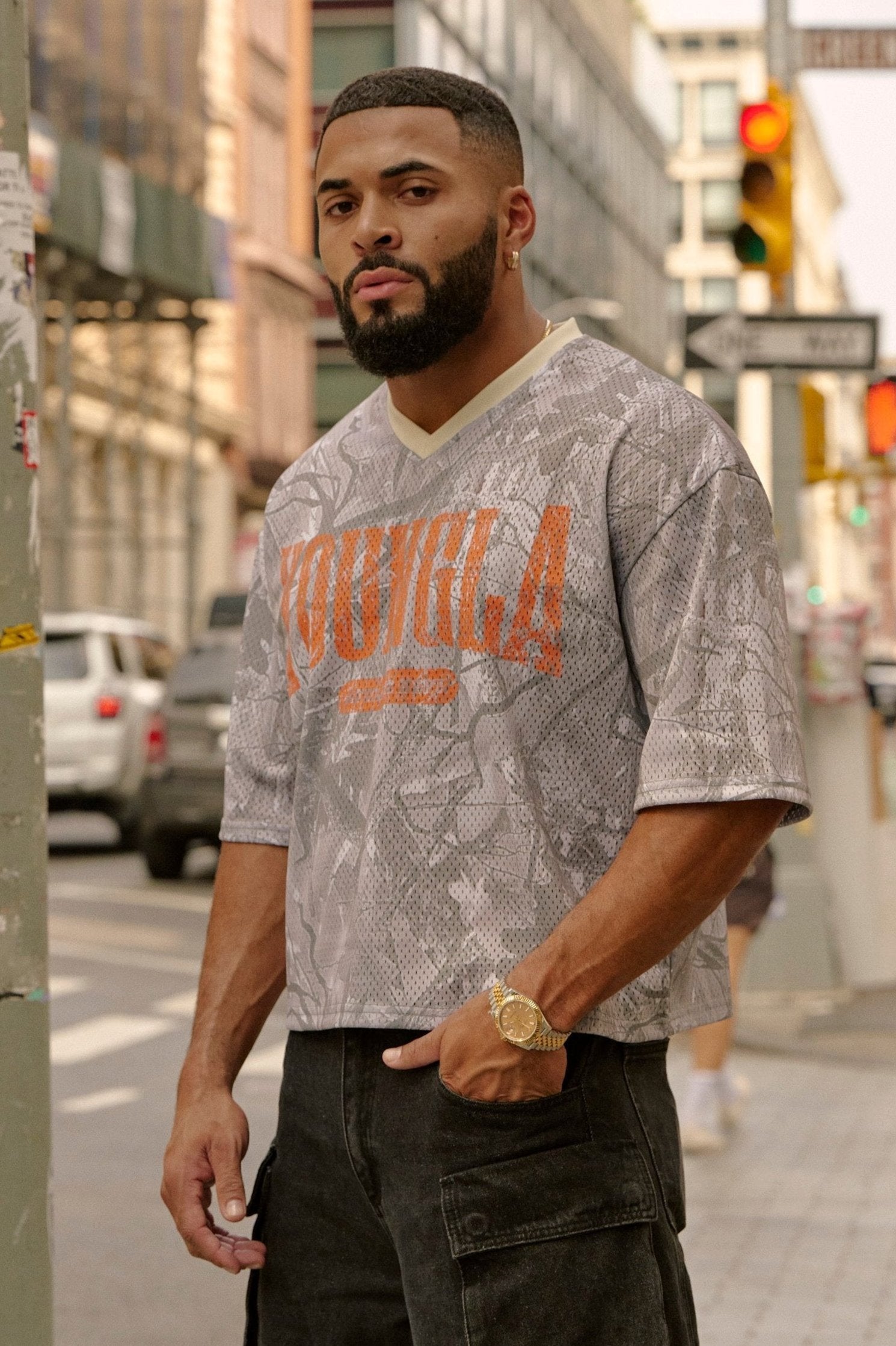 4187 - Varsity Football Cropped Jersey