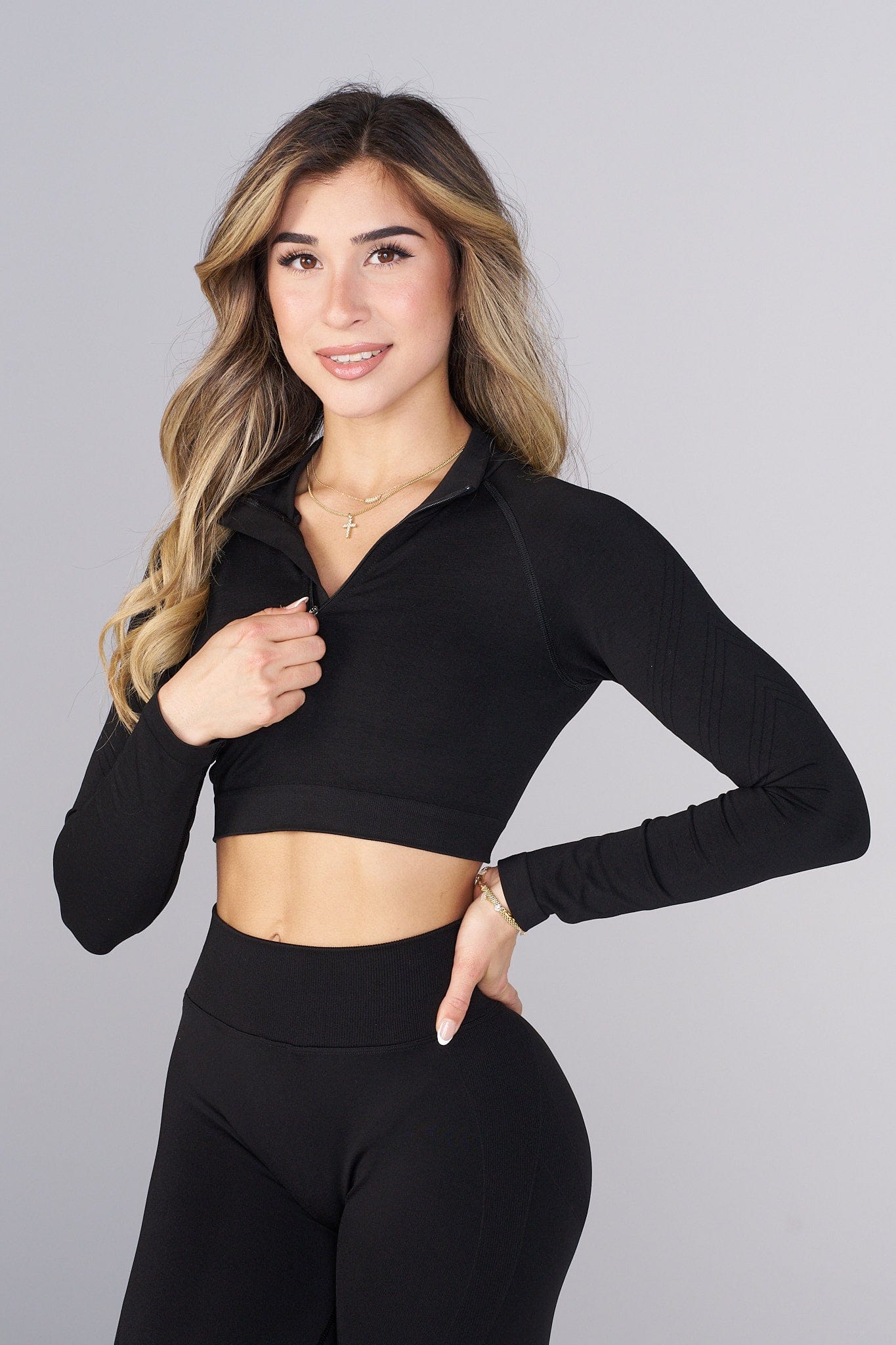 【かぼちゃ】RIAM PLAGE ジレ Beach Riot | Ayla Legging Black | Black Workout Leggings