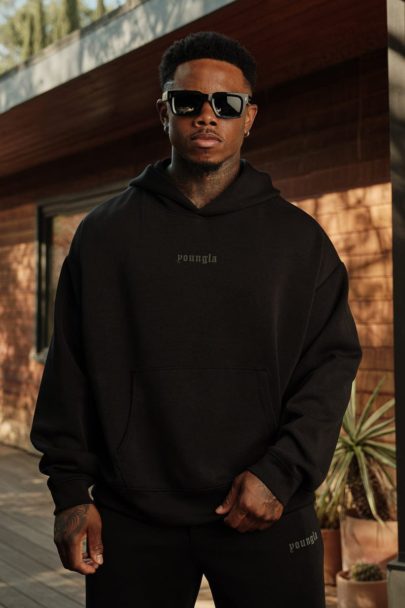 5216 - Soft AF Pullovers for Men's - ultimate comfort and effortless style together. Plush, lightweight, and flexible in Black