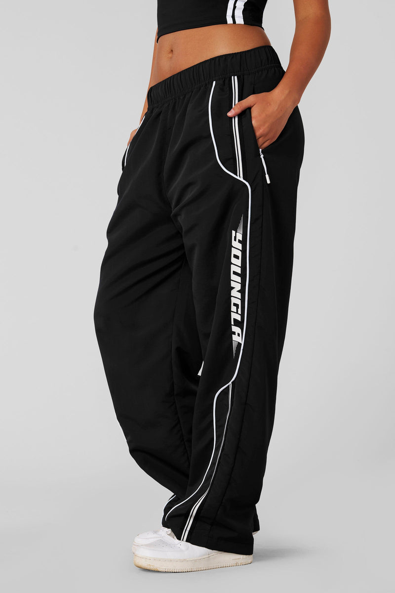 W204 - Drift Track Pant— bold racing-inspired side design with a relaxed, oversized fit for sporty, everyday style and comfort in Back