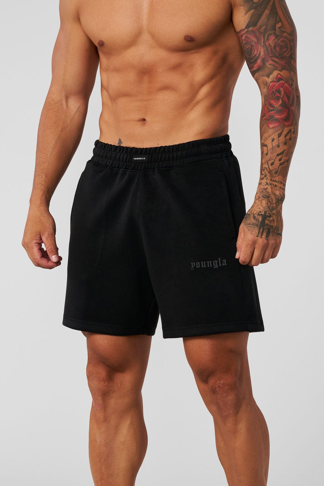 1024 – Soft AF Shorts for men: lightweight, ultra-comfy, and versatile with a relaxed fit and deep pockets for everyday wear in color Black.