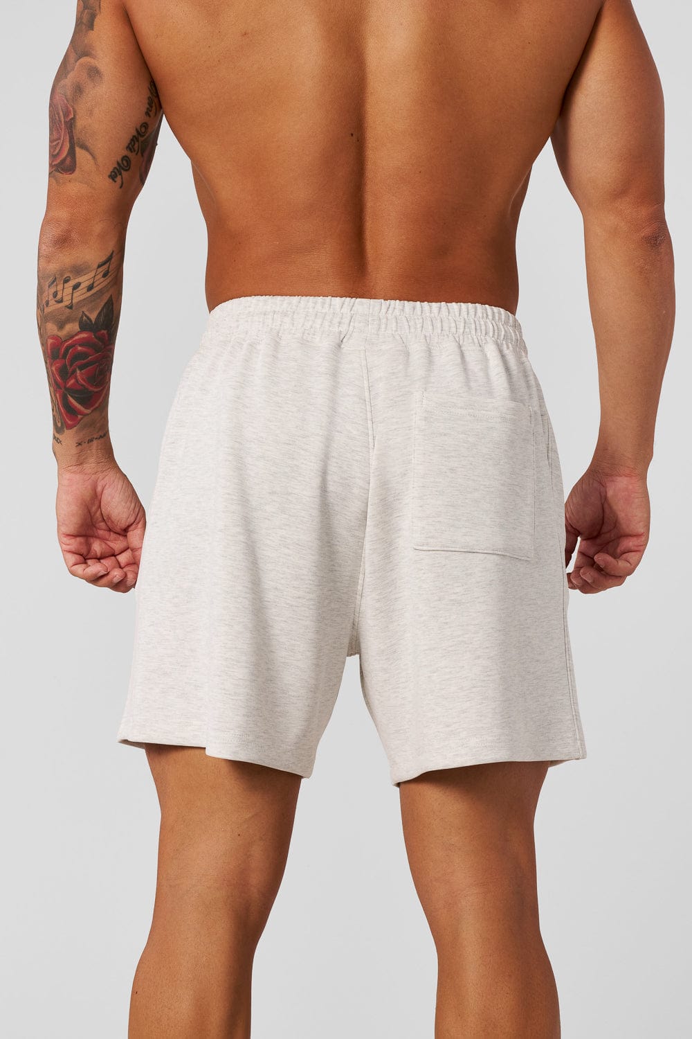 1024 – Soft AF Shorts for men: lightweight, ultra-comfy, and versatile with a relaxed fit and deep pockets for everyday wear in color Oatmeal