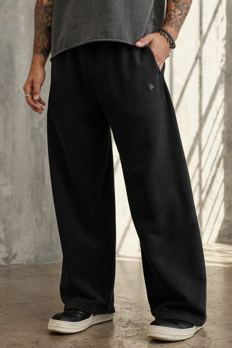2067 - Elevated Essentials - Baggy Sweats for Men's - relaxed silhouette and clean finish in Black Wash