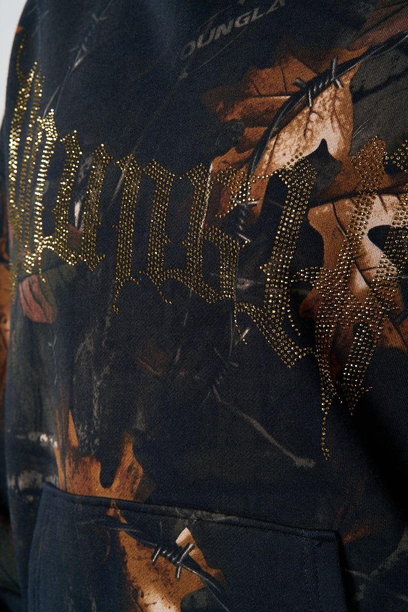 W5168 - Camo Bling Hoodie
