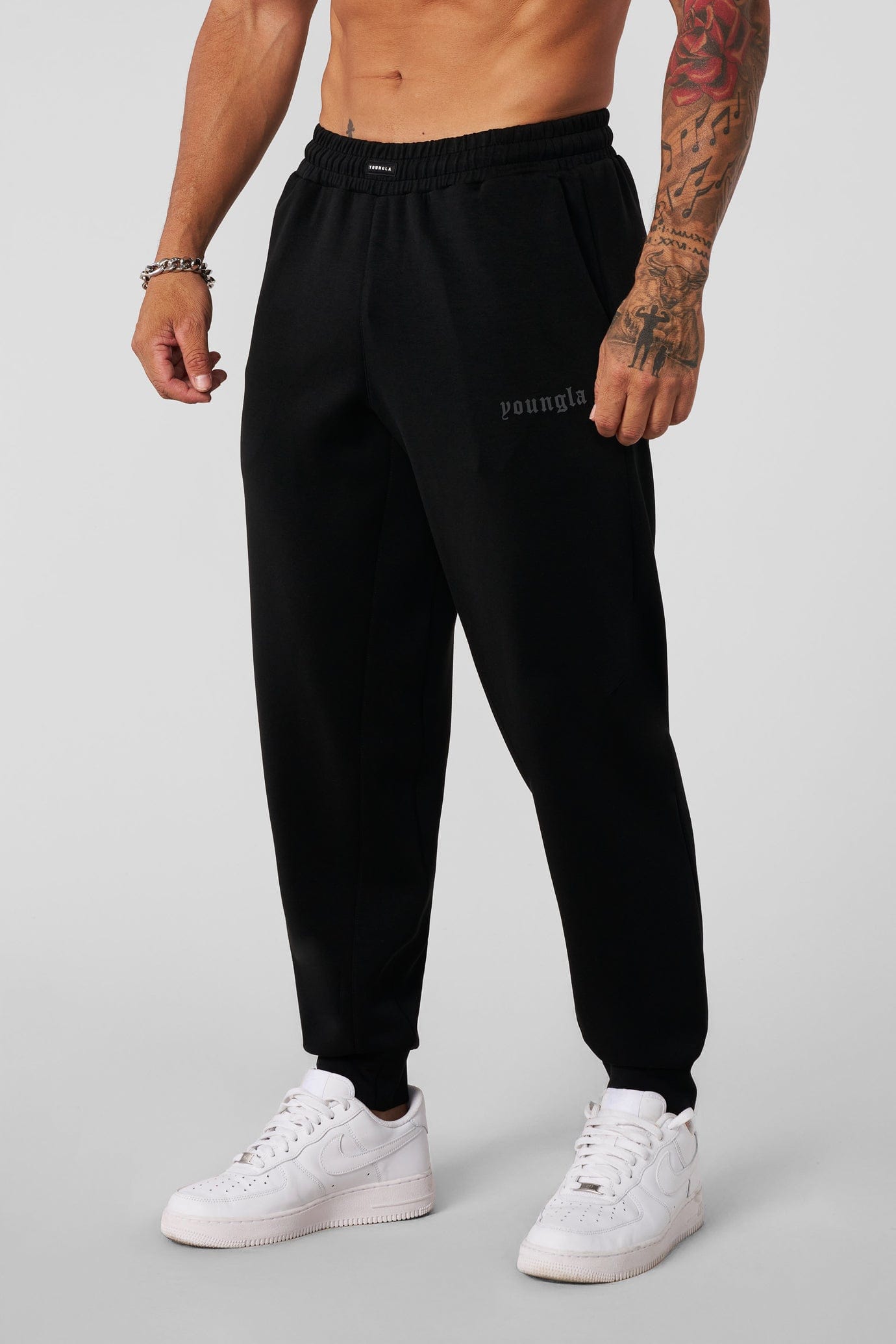 2021 - Soft AF Joggers for Men's - perfect for workouts, travel, or relaxing at home. Breathable and flexible in Black