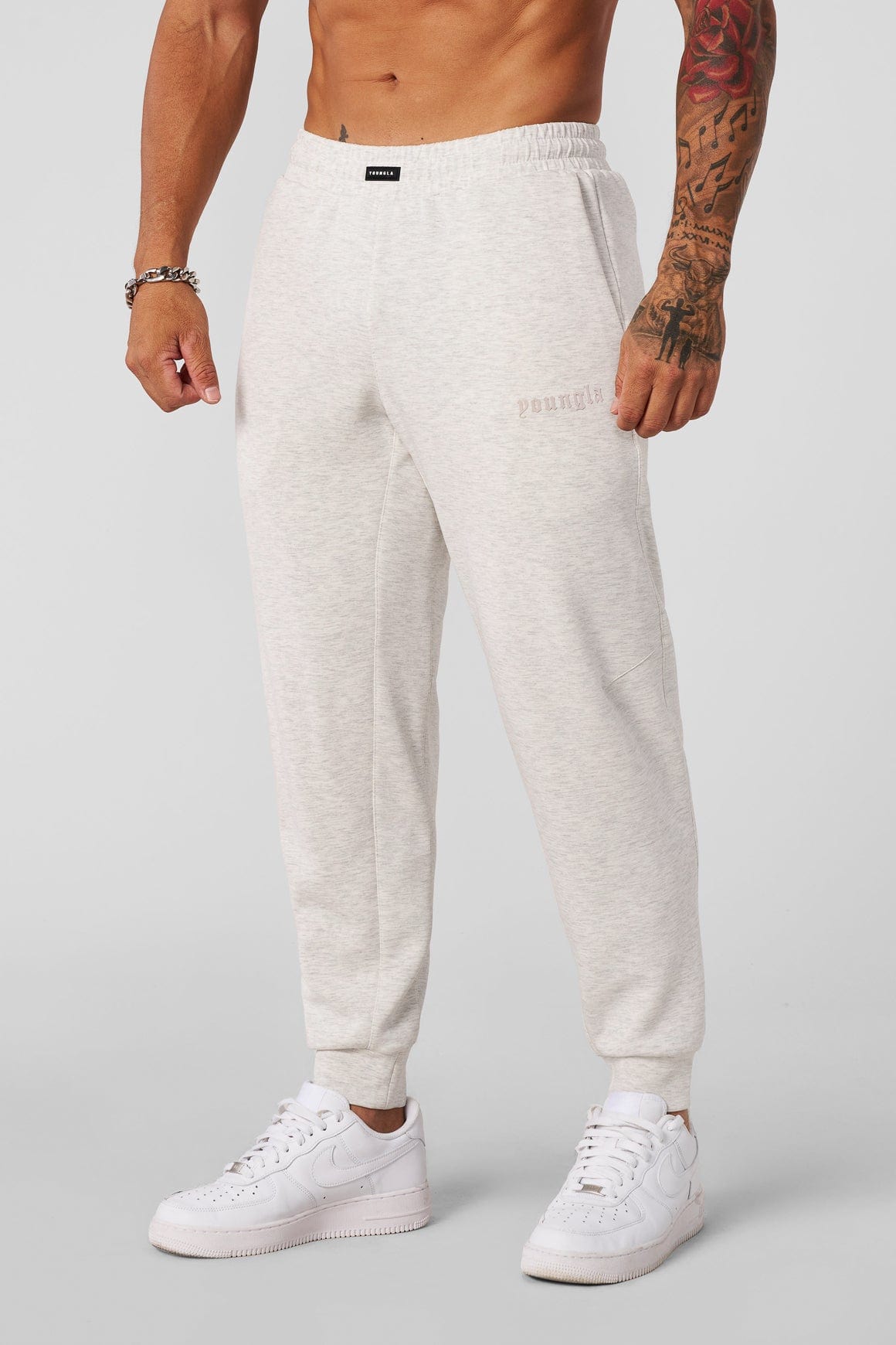 2021 - Soft AF Joggers for Men's - perfect for workouts, travel, or relaxing at home. Breathable and flexible in Oatmeal