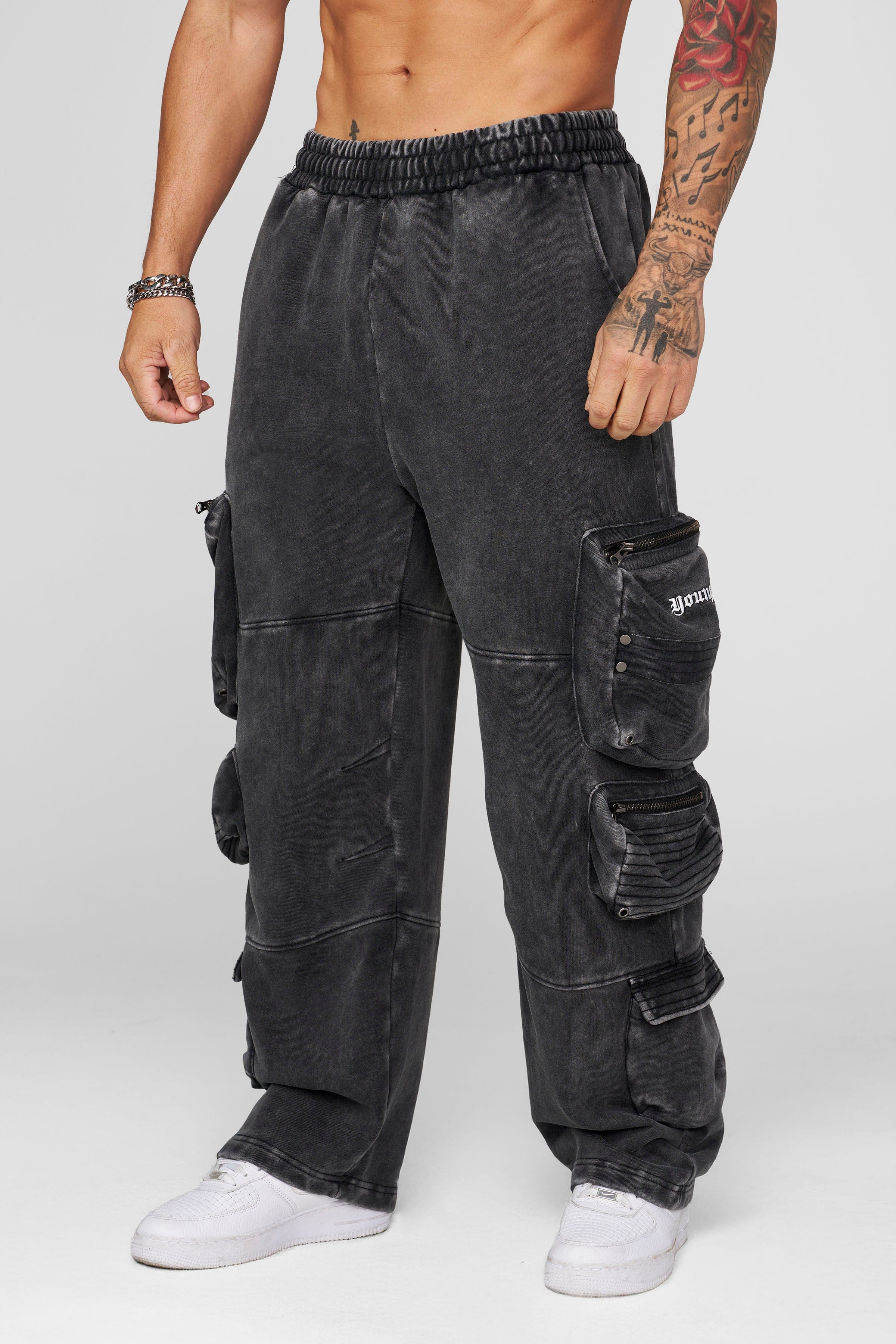パンツ AW 25 5 POCKET TROUSERS FLOCKED 2027 - Stacked Cargo Sweats