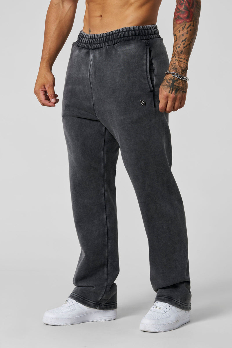 2068 - Elevated Essentials - Straight Sweats for Men's - designed for durability and a smooth feel in Grey Wash