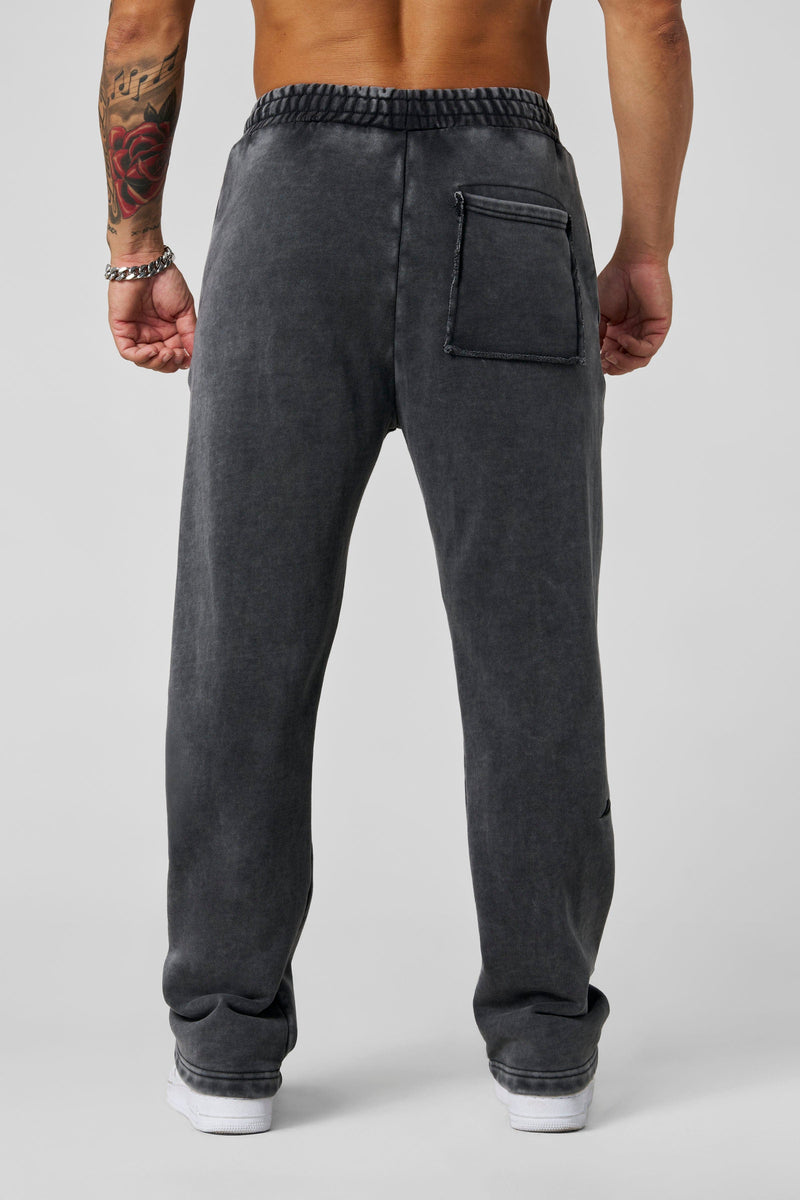 2068 - Elevated Essentials - Straight Sweats for Men's - designed for durability and a smooth feel in Grey Wash