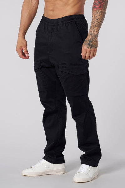 【U LAN】INN IN POCKET CARGO PANTS Woodin Diagonal Pocket Button Two-Way Cargo Pants - ULAN