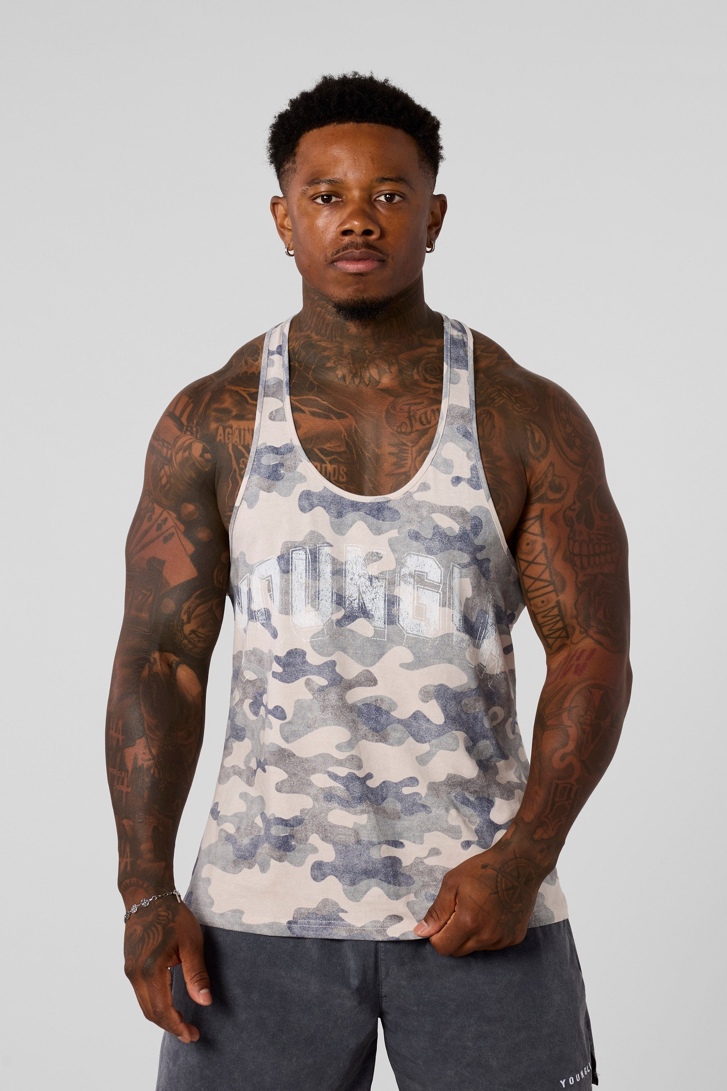 3066 - RunTech Camo Stringers for Men's - lightweight, breathable fabric ensures comfort in OG Desert Camo