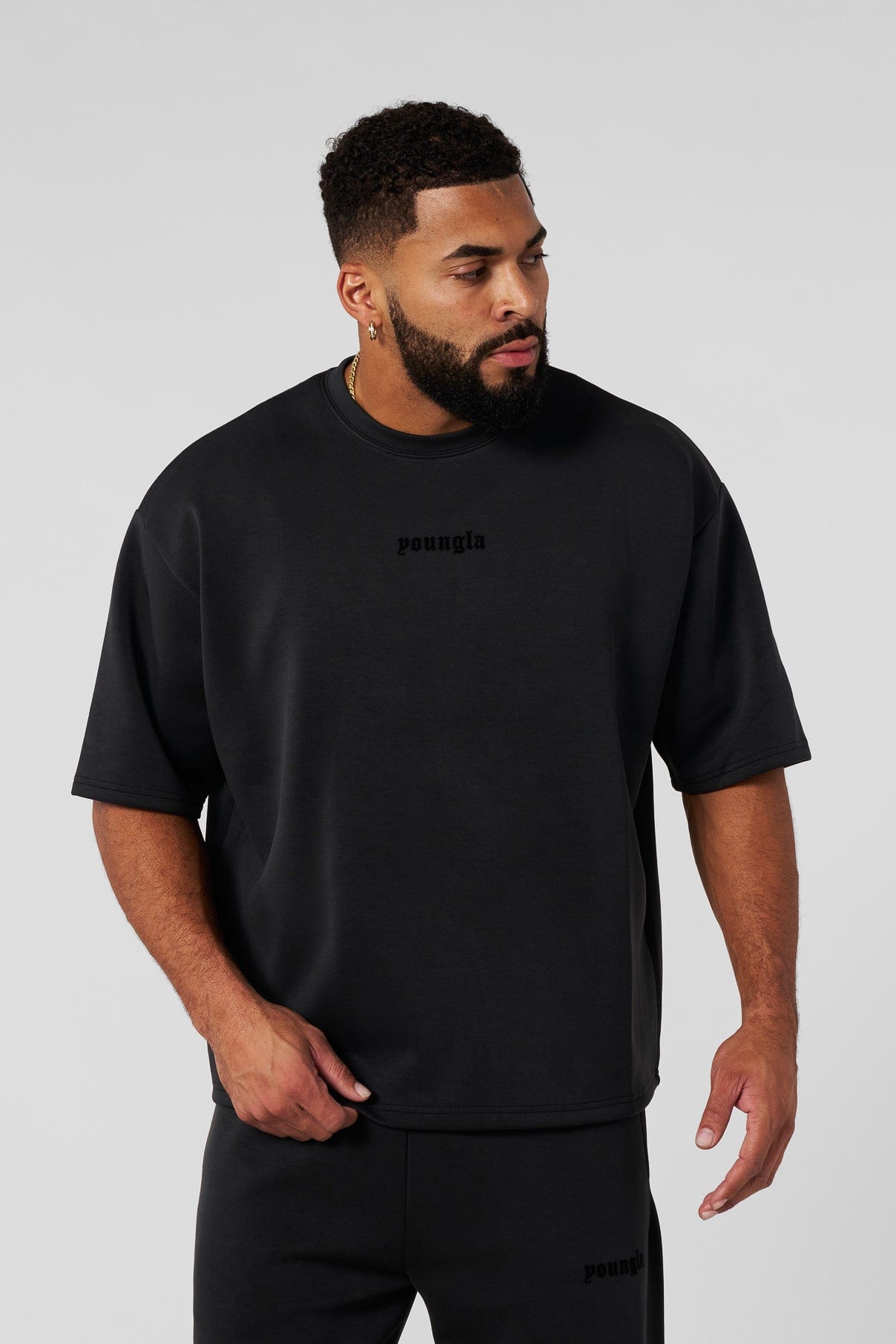 4161 - Soft AF Tees for Men's - everyday comfort. Lightweight, breathable, and incredibly soft in Black