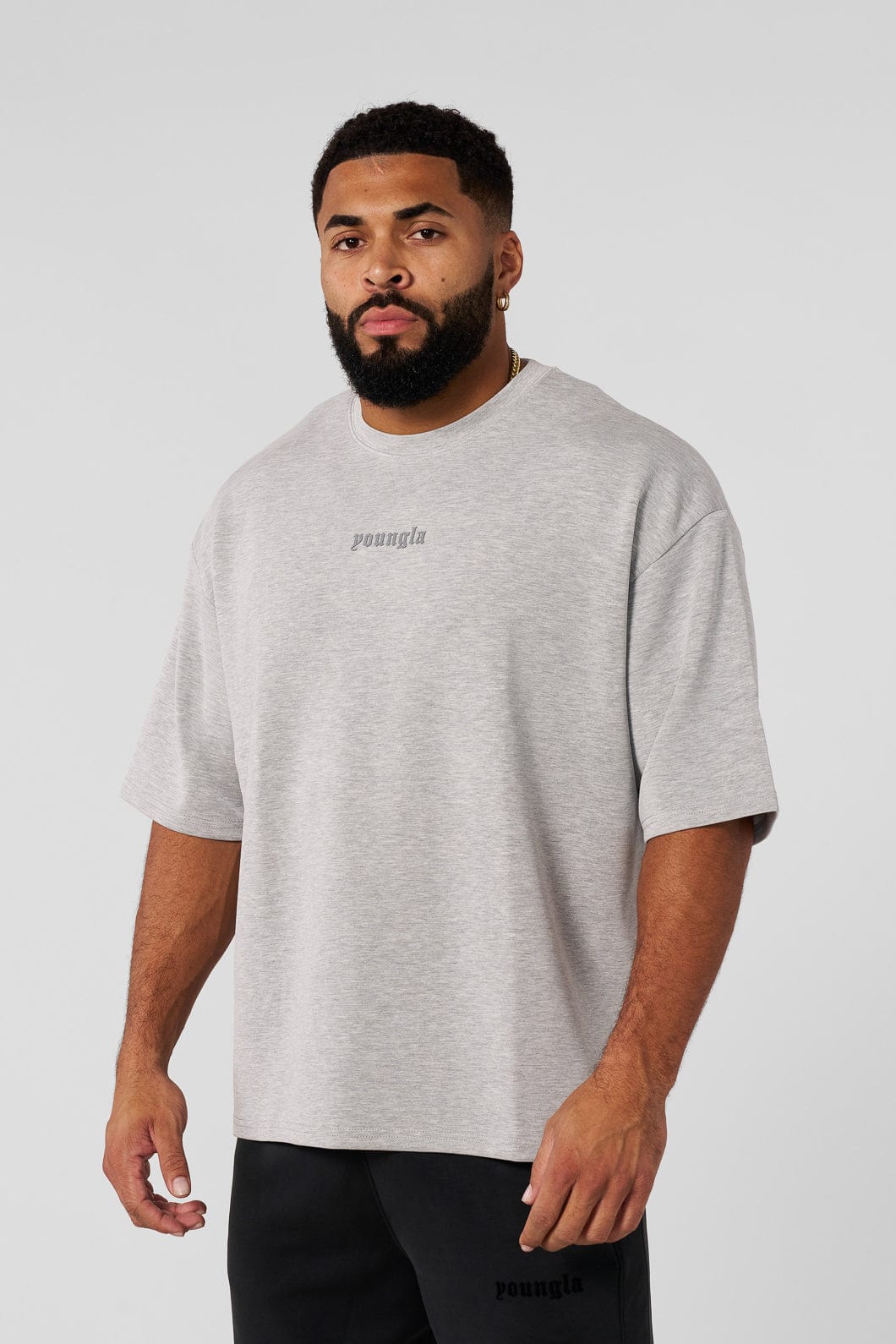 4161 - Soft AF Tees for Men's - everyday comfort. Lightweight, breathable, and incredibly soft in Heather Grey