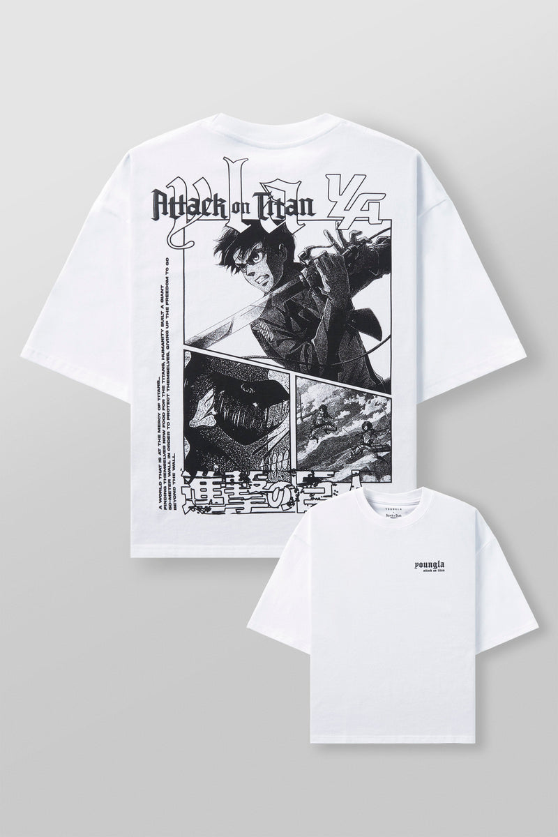 4186 - AOT©  x YLA Cropped Tees