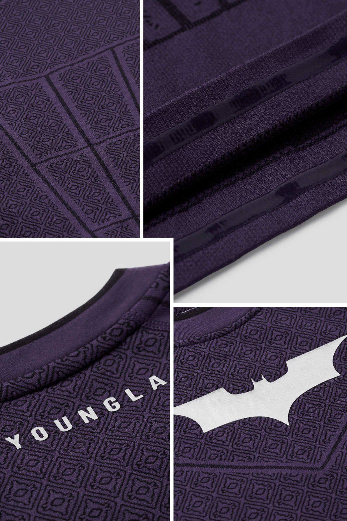 4259 - Batman Compression Tees - Purple Limited Edition - APP ONLY - August 24th