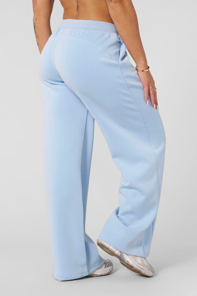 W287 - Cloud Joggers for women Lightweight and breathable for all-season wear in color Blue.