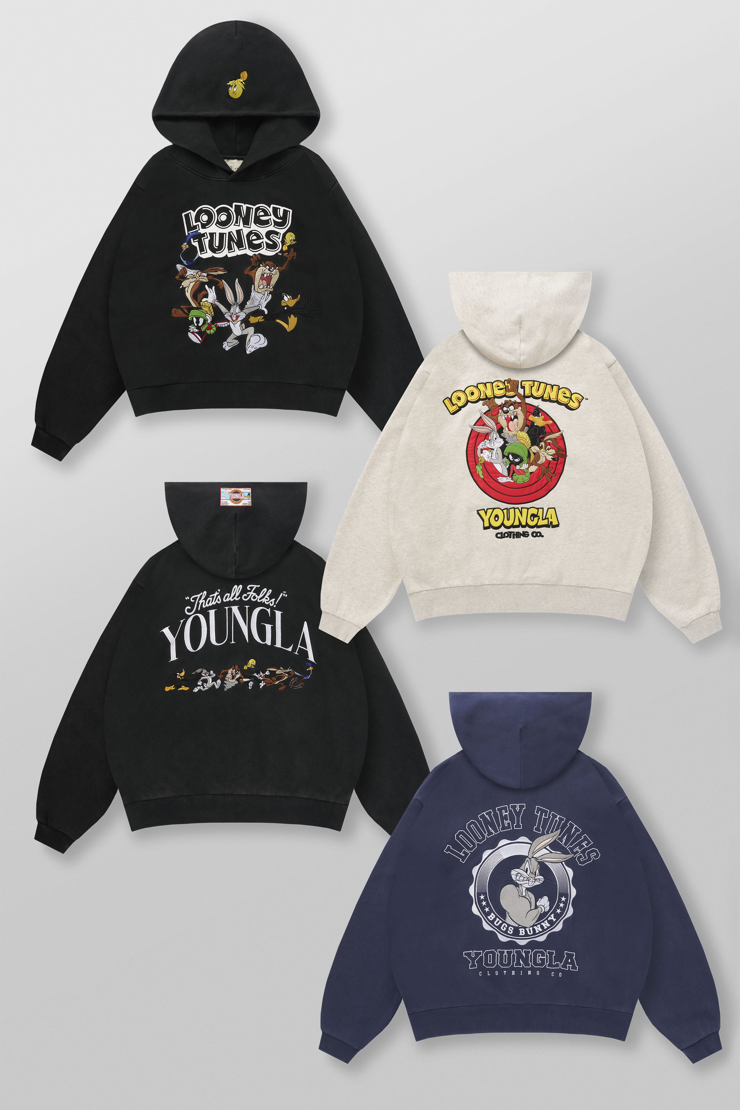 5114 - Looney Tunes Embroidered Hoodies - July 7th