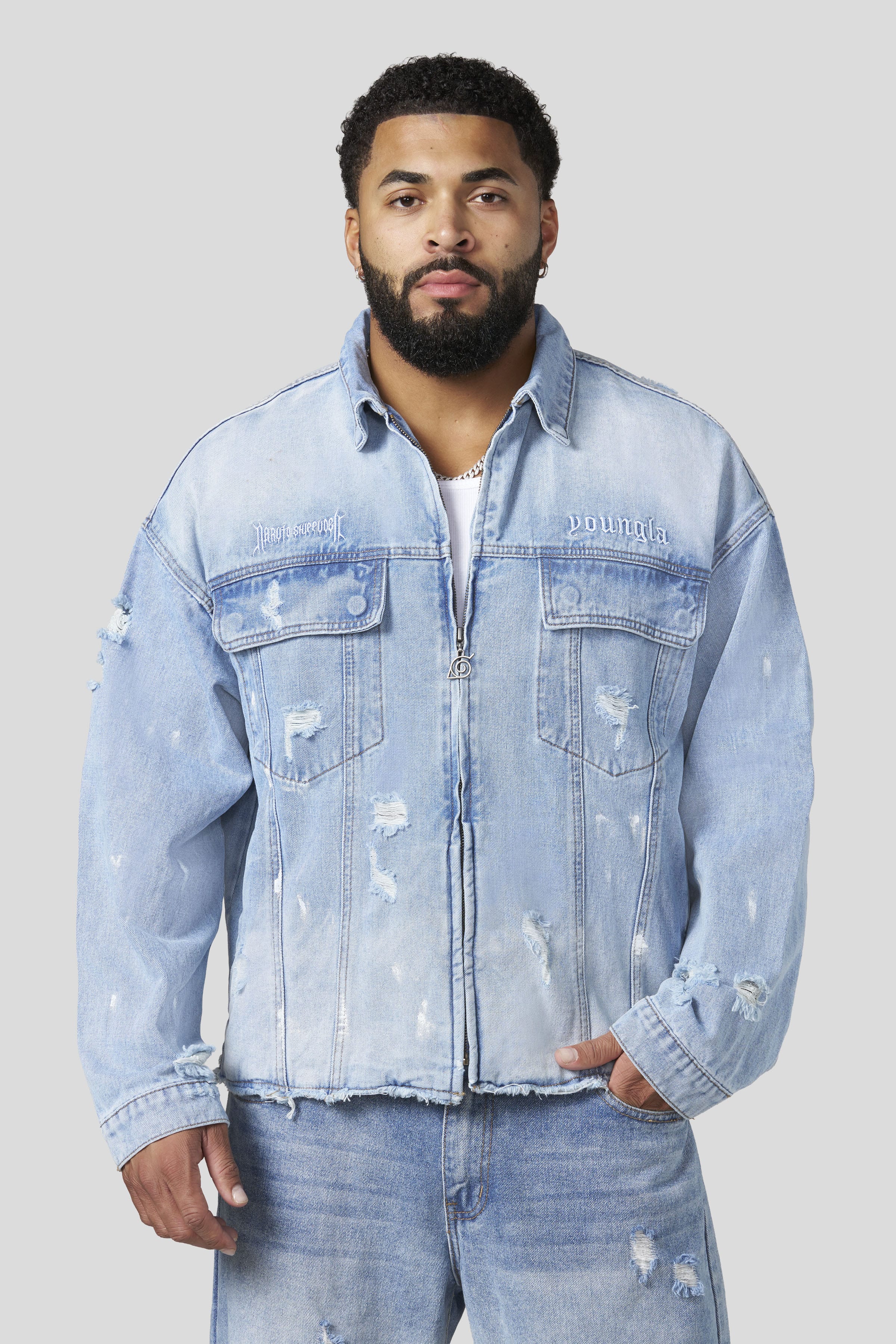 5133 - Naruto Distressed Denim Jackets - August 11th