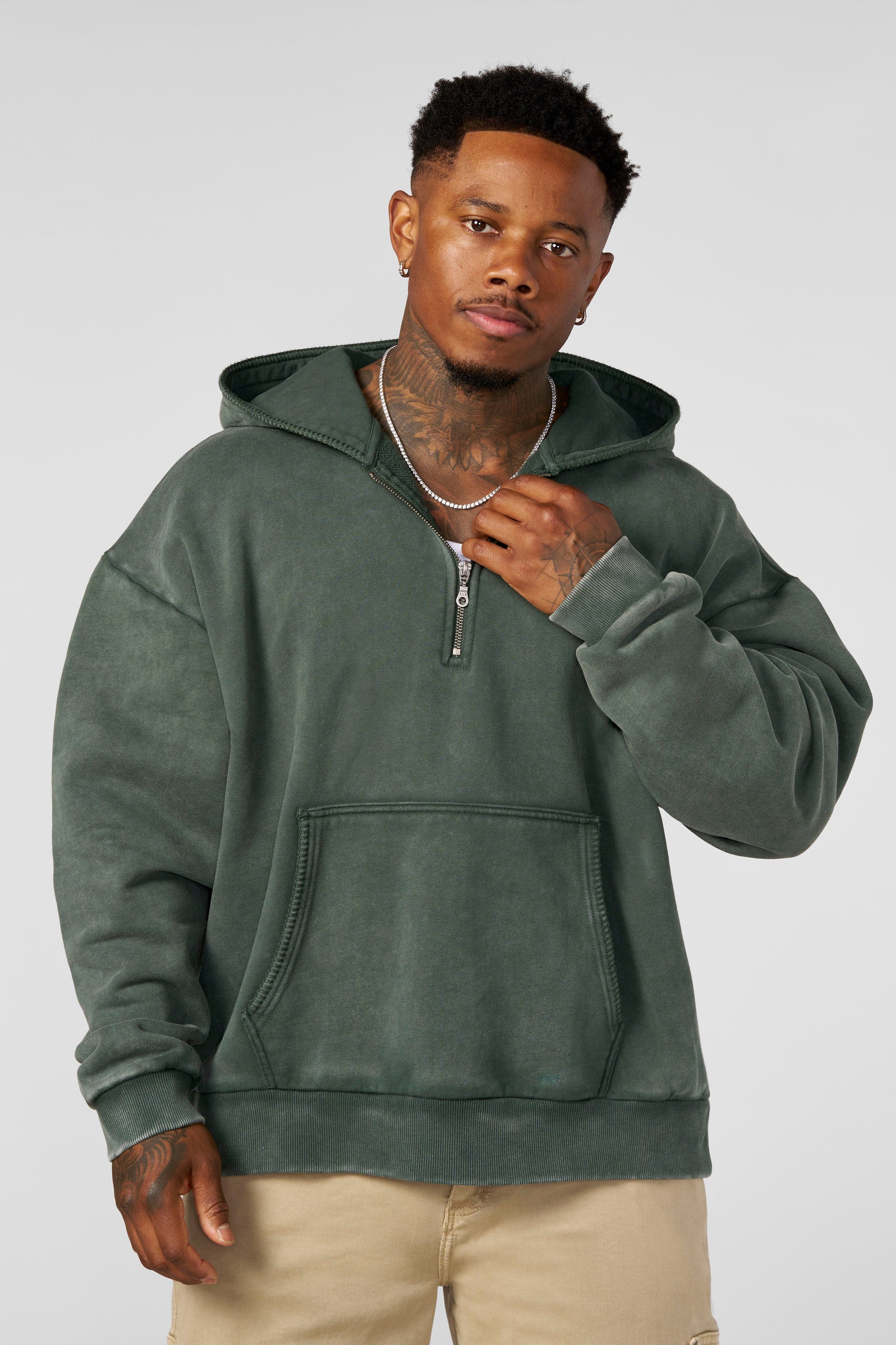 5169 - Old Money Quarter-Zip Hoodies